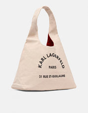 BOLSO KARL LAGERFELD K/RSG SLING HOBO BAG en color Beige