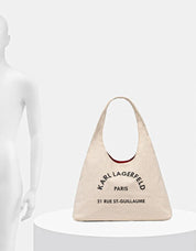 BOLSO KARL LAGERFELD K/RSG SLING HOBO BAG en color Beige