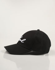 GORRA KARL LAGERFELD K/SIGNATURE CAP en color Negro