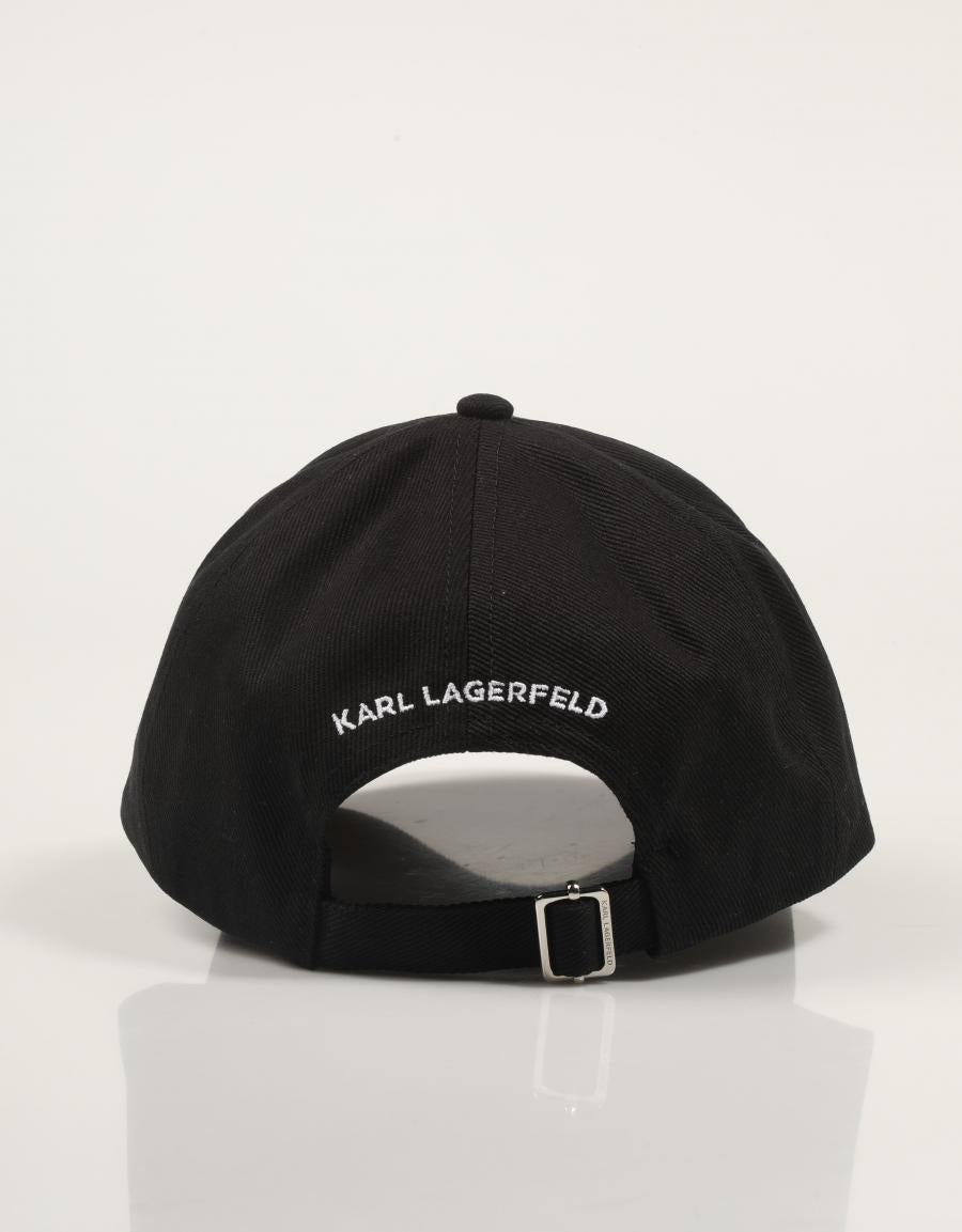 GORRA KARL LAGERFELD K/SIGNATURE CAP en color Negro