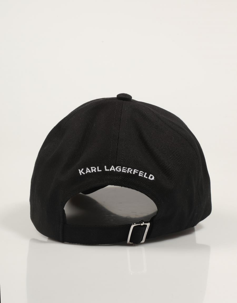 GORRA KARL LAGERFELD K/ESSENTIAL CAP en color Negro