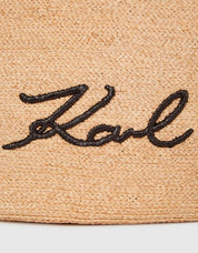 GORRA KARL LAGERFELD K/SIGNATURE SCALLOP BAG en color Beige