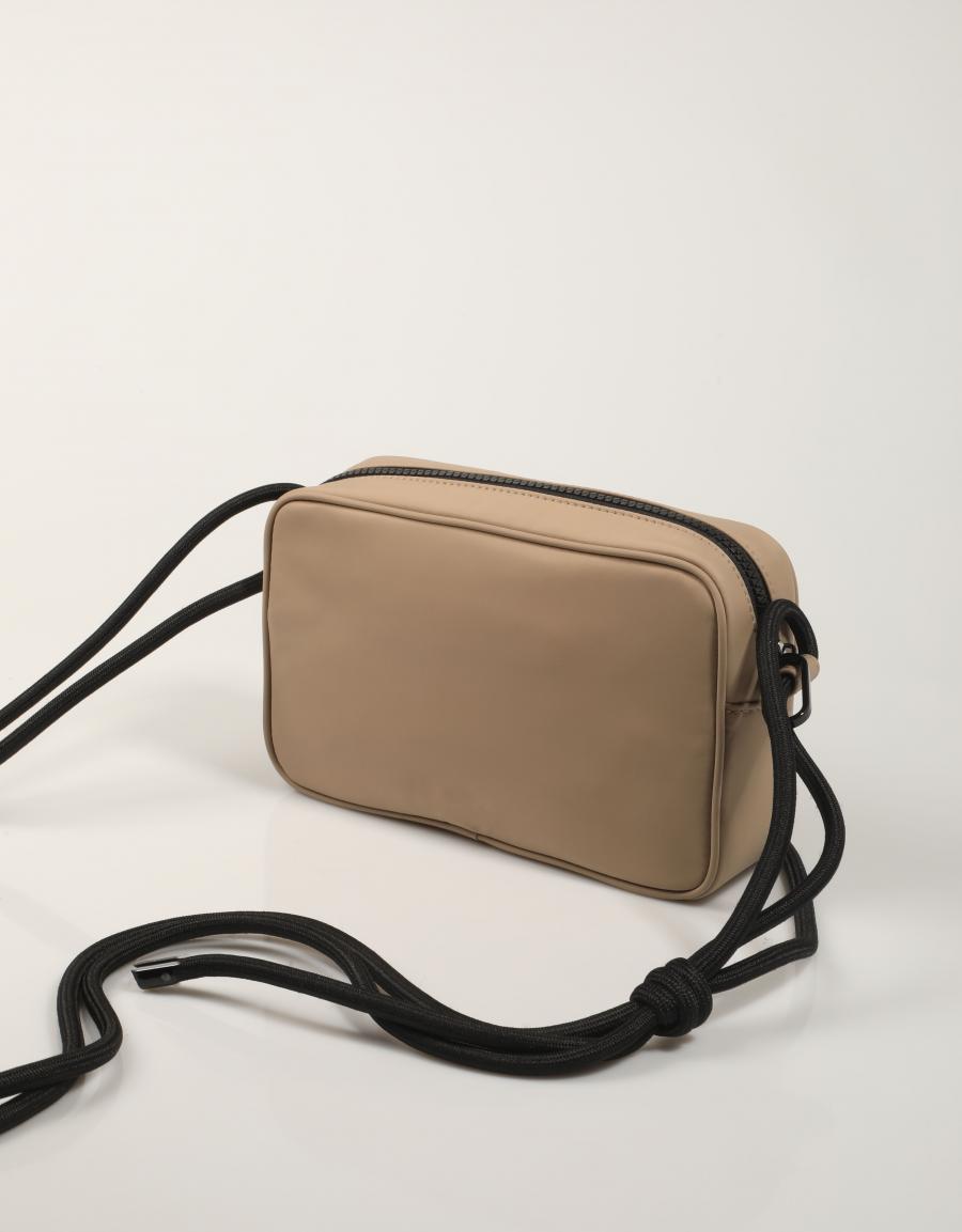 BOLSO KARL LAGERFELD KLG CORD NYLON CAMERA BAG en color Beige