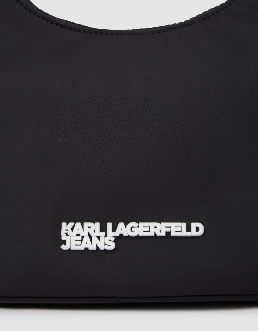 BOLSO KARL LAGERFELD KLG CORD NYLON SHOLDER BAG en color Negro