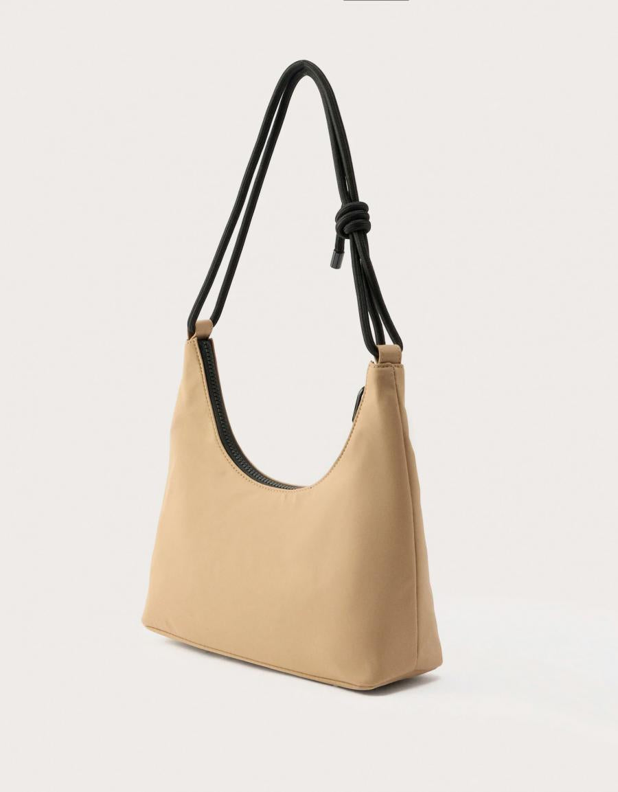 BOLSO KARL LAGERFELD KLG CORD NYLON SHOLDER BAG en color Beige