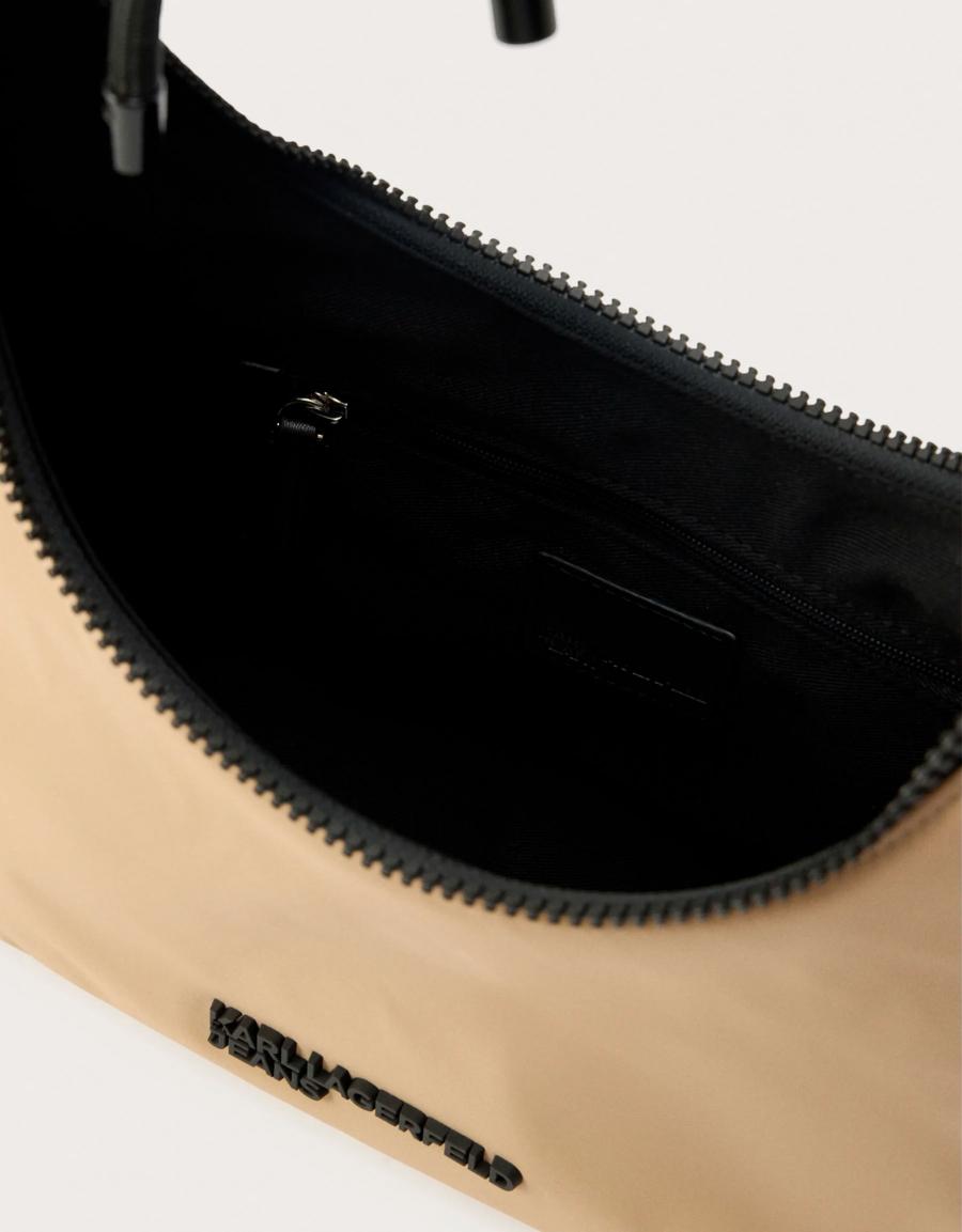 BOLSO KARL LAGERFELD KLG CORD NYLON SHOLDER BAG en color Beige