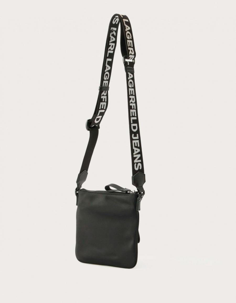BOLSO KARL LAGERFELD KLG NYLON SMALL CROSSBODY en color Negro