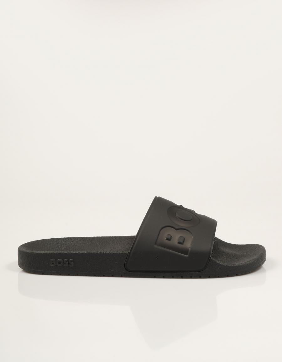 CHANCLAS BOSS ARYEH SLIDE en color Negro