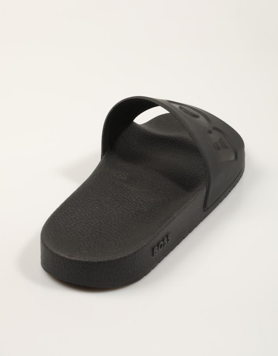 CHANCLAS BOSS ARYEH SLIDE en color Negro