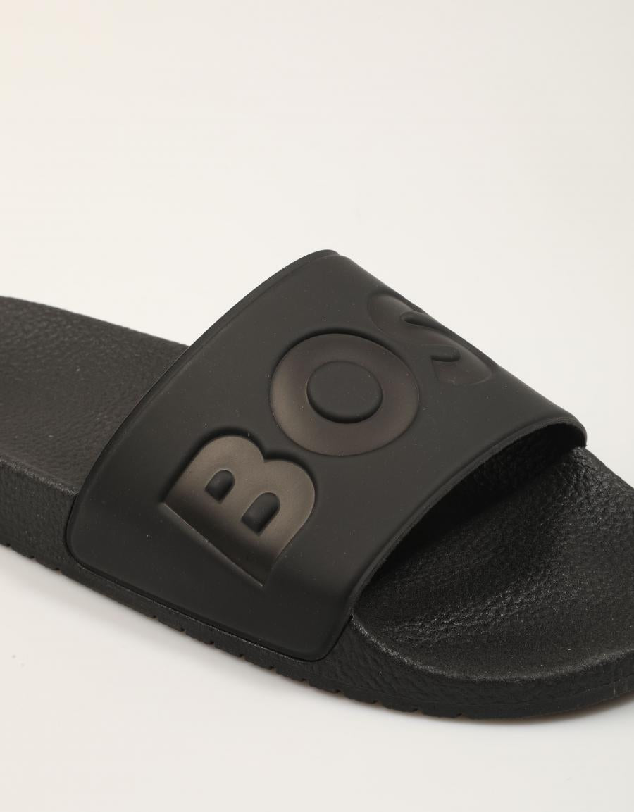 CHANCLAS BOSS ARYEH SLIDE en color Negro