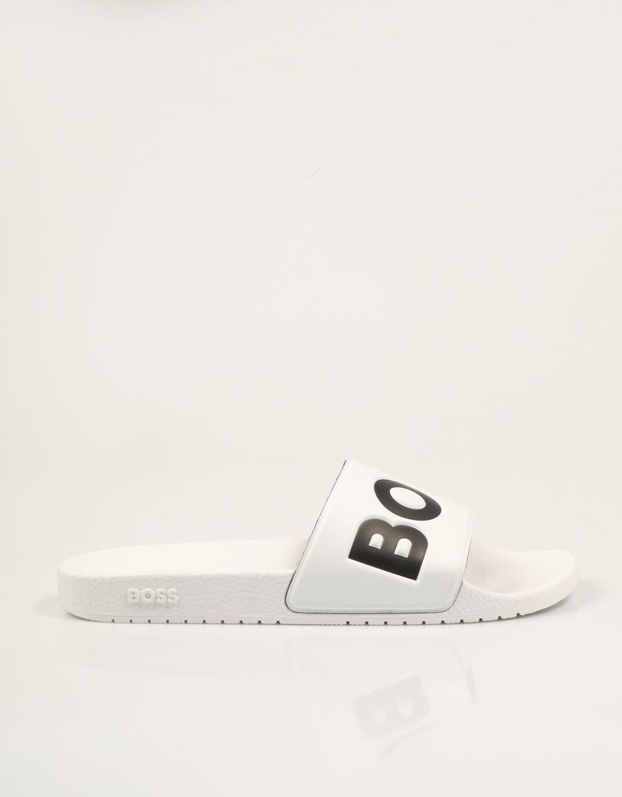 CHANCLAS BOSS ARYEH SLIDE en color Blanco