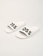 CHANCLAS BOSS ARYEH SLIDE en color Blanco