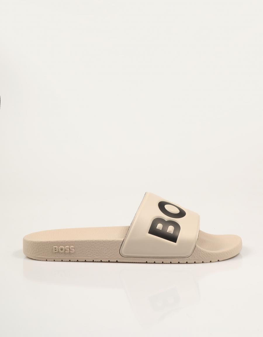 CHANCLAS BOSS ARYEH SLIDE en color Beige