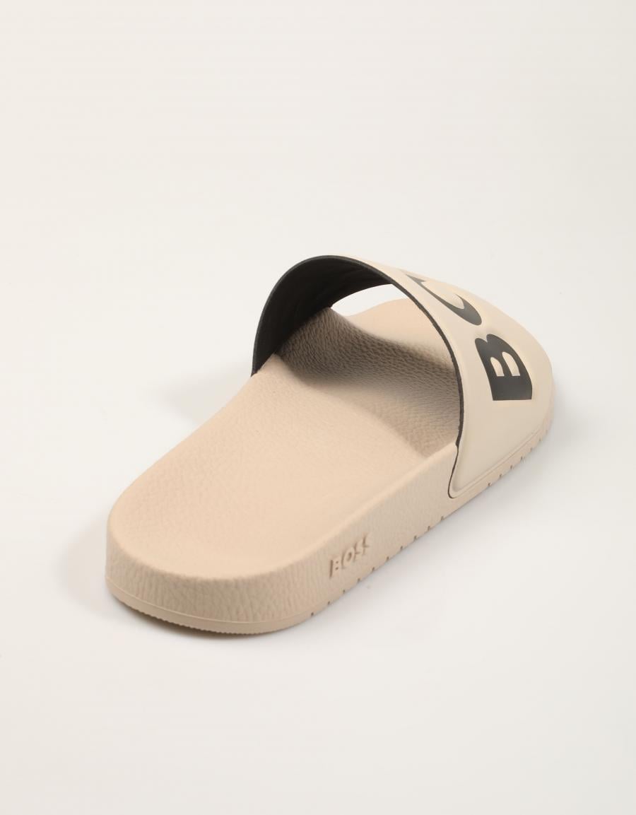 CHANCLAS BOSS ARYEH SLIDE en color Beige