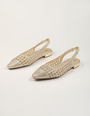 SANDALIAS XTI SLIM BACK ORO 1453000 en color Oro