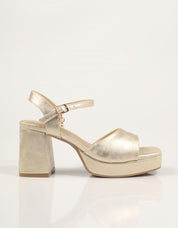 SANDALIAS XTI SANDALIA ORO 141471 en color Oro