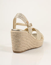 SANDALIAS XTI SANDALIA TEX ORO en color Oro