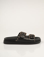 SANDALIAS XTI BIO REMACHES NEGRO en color Negro