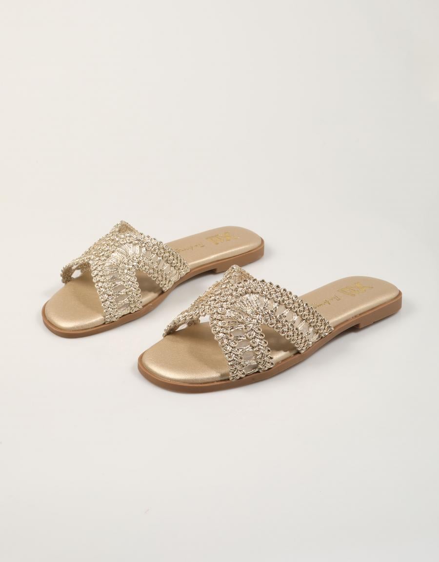 SANDALIAS XTI PALA TEX ORO en color Oro