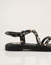 SANDALIAS XTI SANDALIA REMACHES NEGRO en color Negro