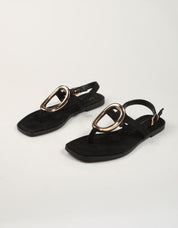 SANDALIAS XTI SANDALIA CHAPA NEGRO en color Negro