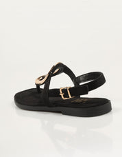 SANDALIAS XTI SANDALIA CHAPA NEGRO en color Negro