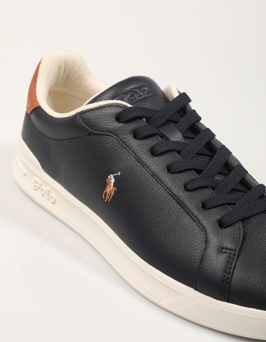 ZAPATILLAS POLO RALPH LAUREN HRT CRT II-SNEAKERS-LOW TOP LACE en color Azul marino