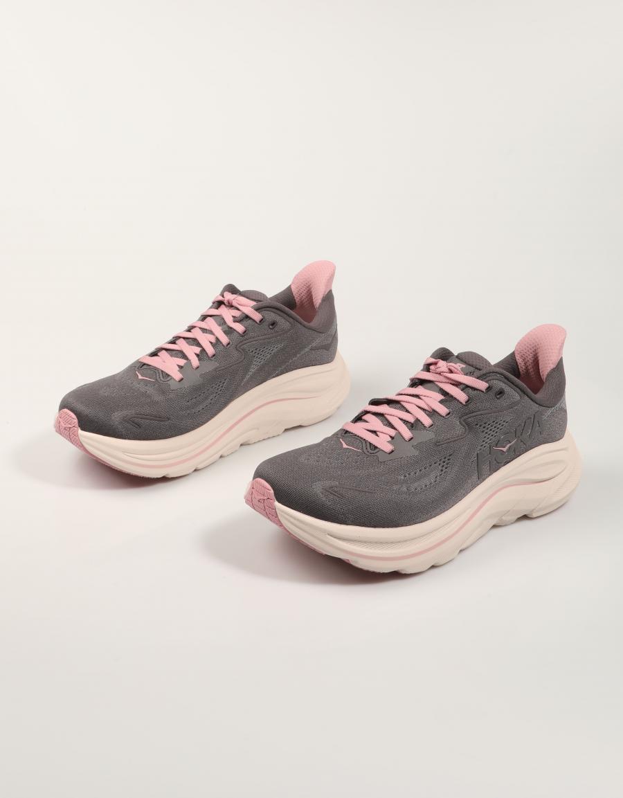 ZAPATILLAS HOKA CLIFTON 10 en color Gris