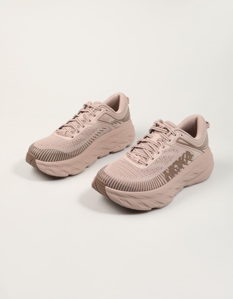 ZAPATILLAS HOKA BONDI 7 en color Rosa