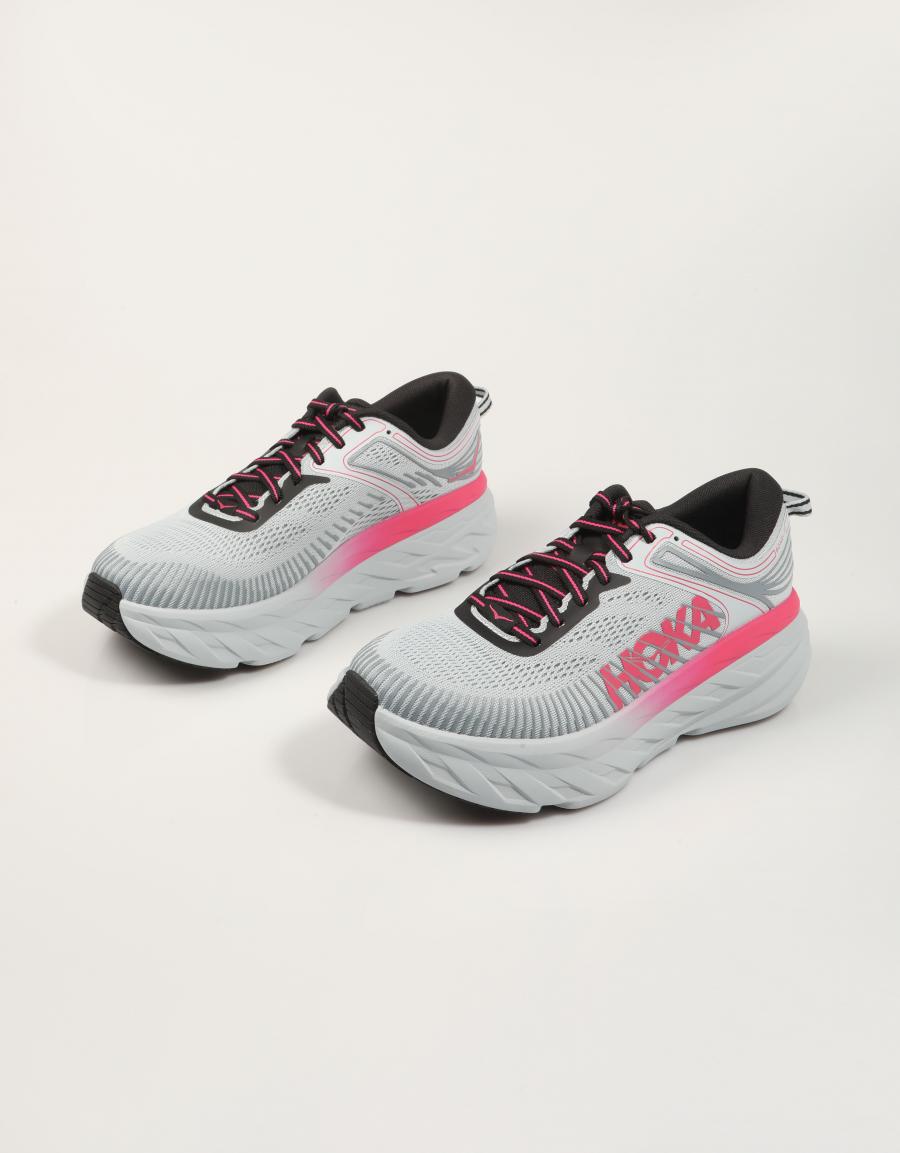 ZAPATILLAS HOKA BONDI 7 en color Gris