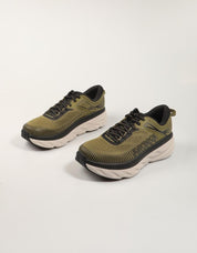 ZAPATILLAS HOKA BONDI 7 en color Kaki