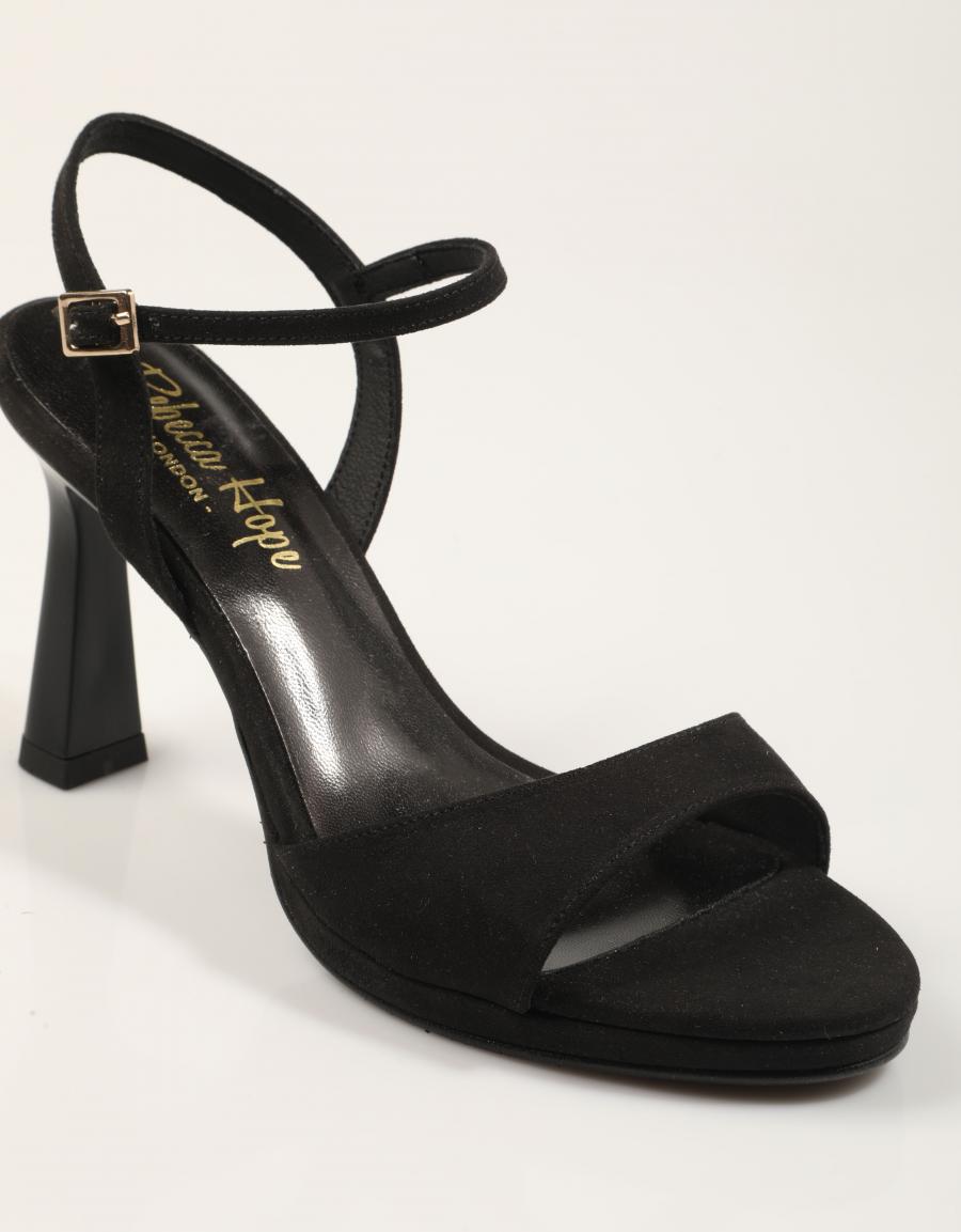 SANDALIAS REBECCA HOPE SANDALIA NEGRO en color Negro