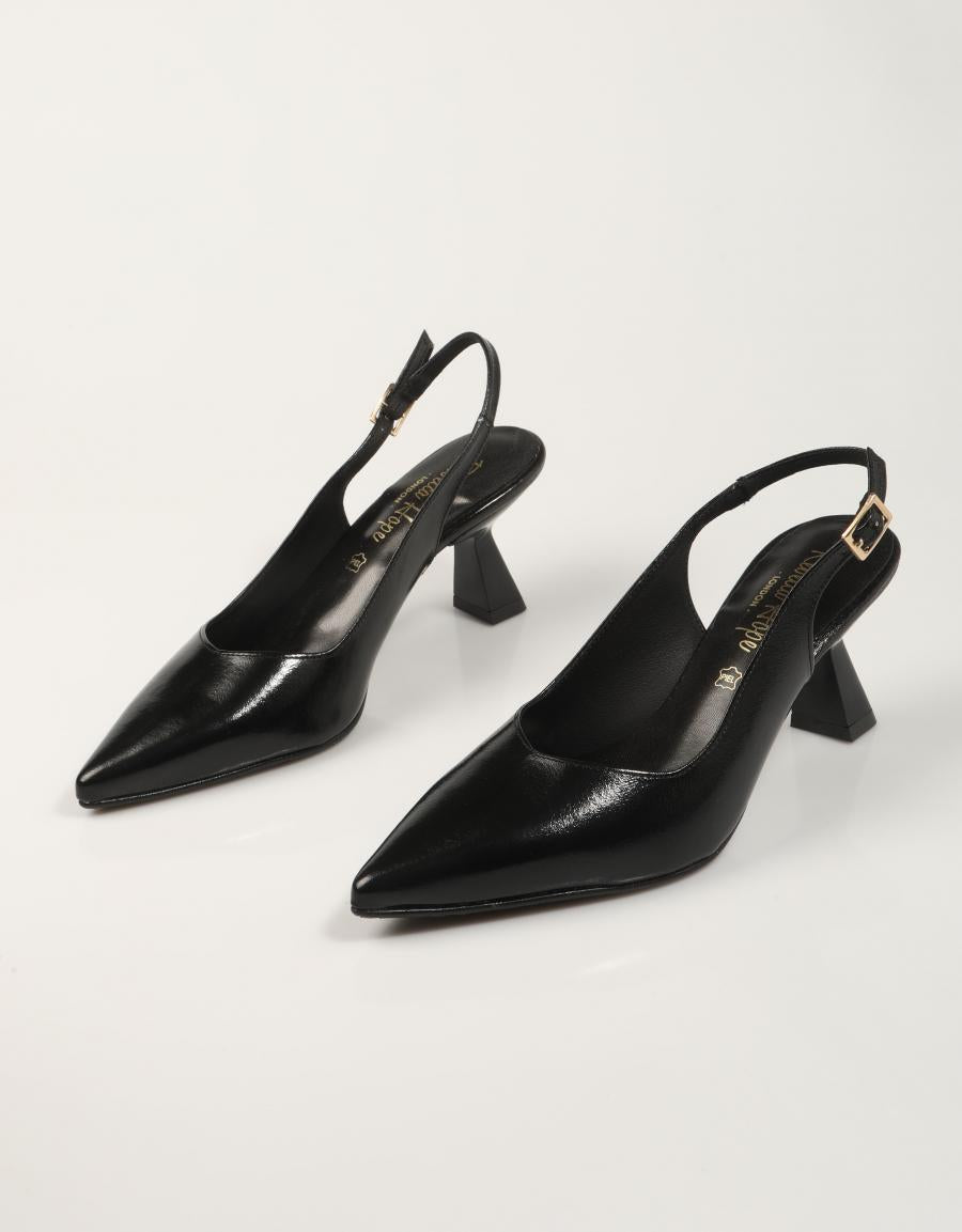 SANDALIAS REBECCA HOPE  en color Negro