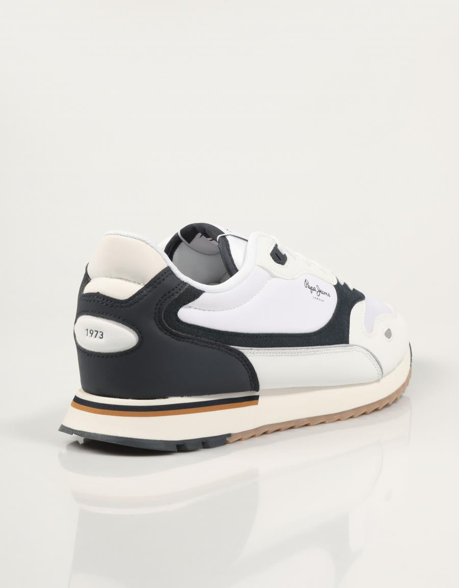 ZAPATILLAS PEPE JEANS BEXLEY ROAD M en color Blanco
