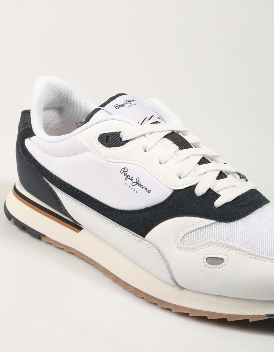 ZAPATILLAS PEPE JEANS BEXLEY ROAD M en color Blanco