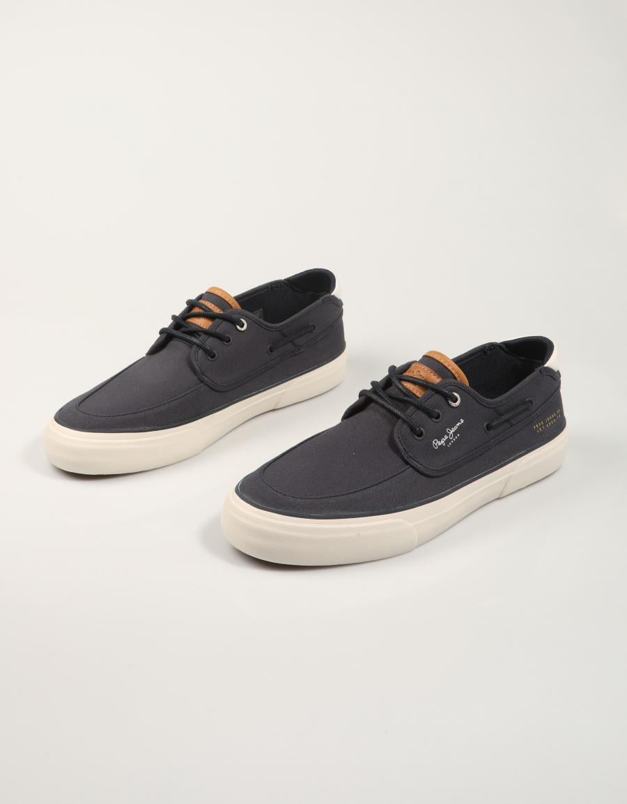 ZAPATILLAS PEPE JEANS TAYLOR BOAT M en color Azul marino