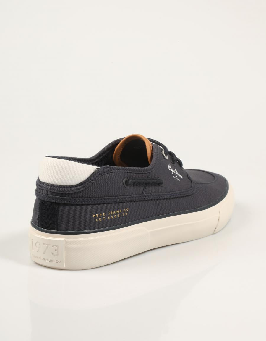 ZAPATILLAS PEPE JEANS TAYLOR BOAT M en color Azul marino