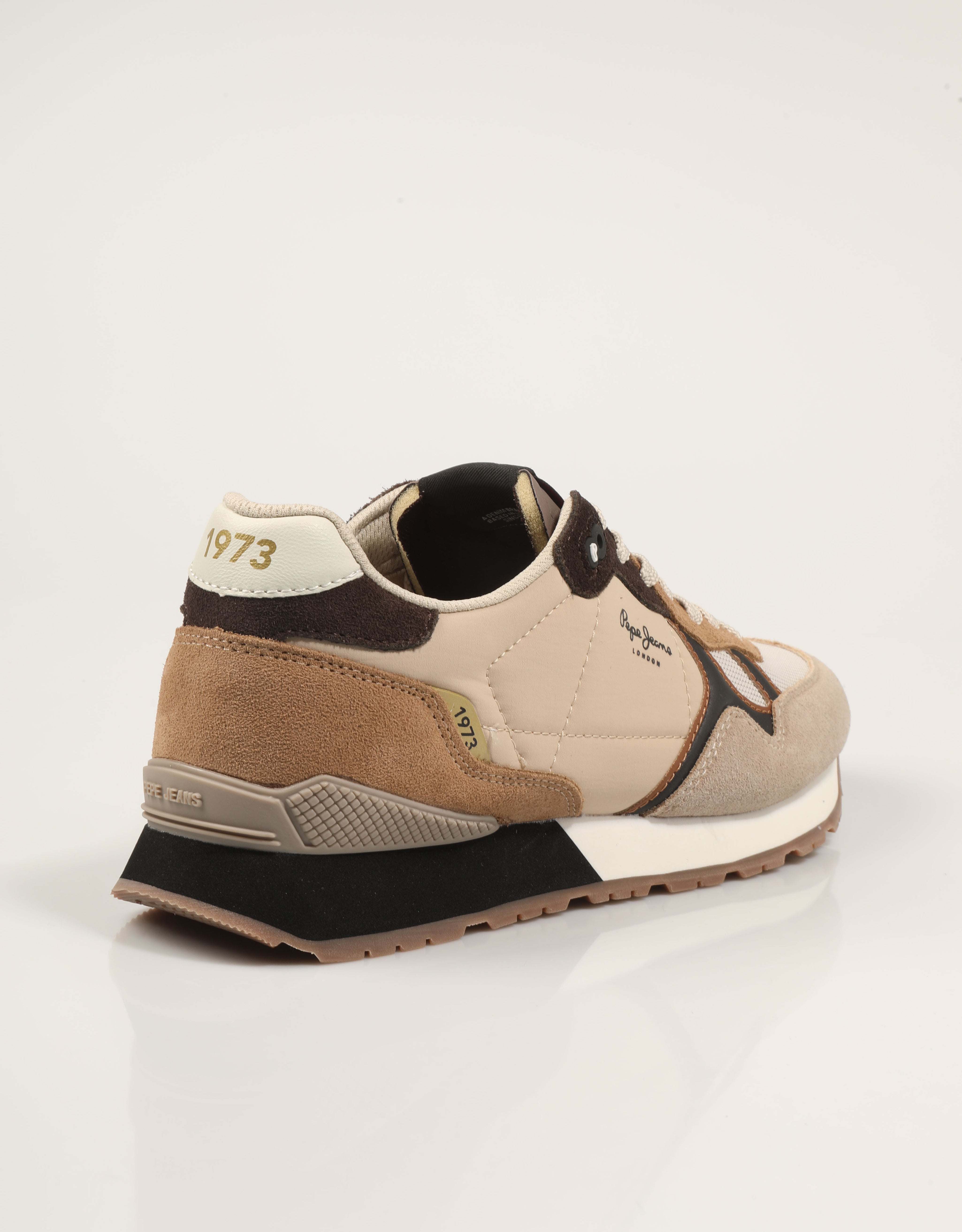 ZAPATILLAS PEPE JEANS BRIT BACK M en color Beige