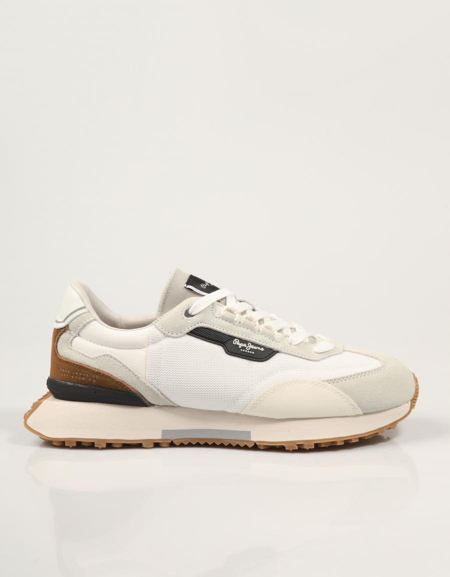 ZAPATILLAS PEPE JEANS ARCHER MESH M en color Blanco