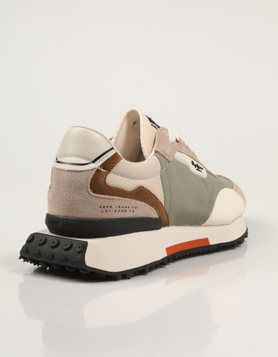 ZAPATILLAS PEPE JEANS ARCHER MESH M en color Kaki