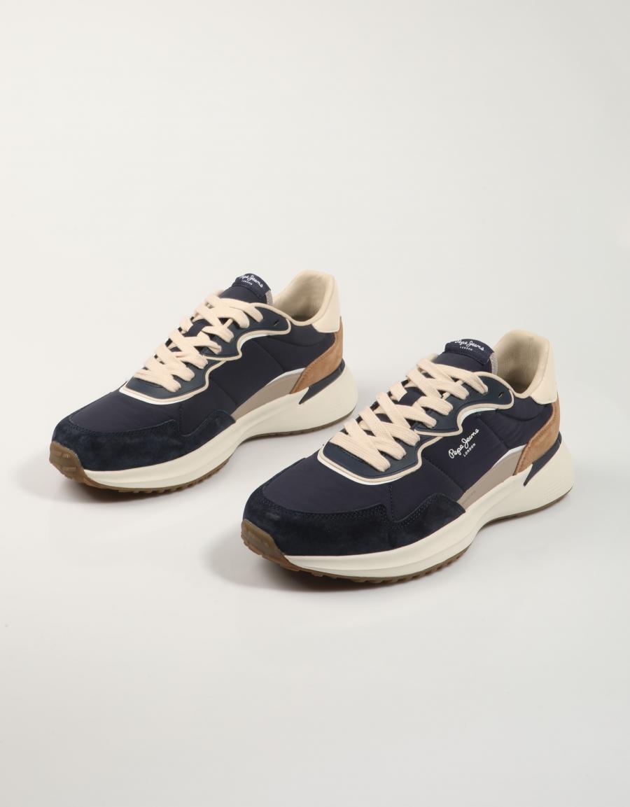 ZAPATILLAS PEPE JEANS BAMBTON CLUB M en color Azul marino