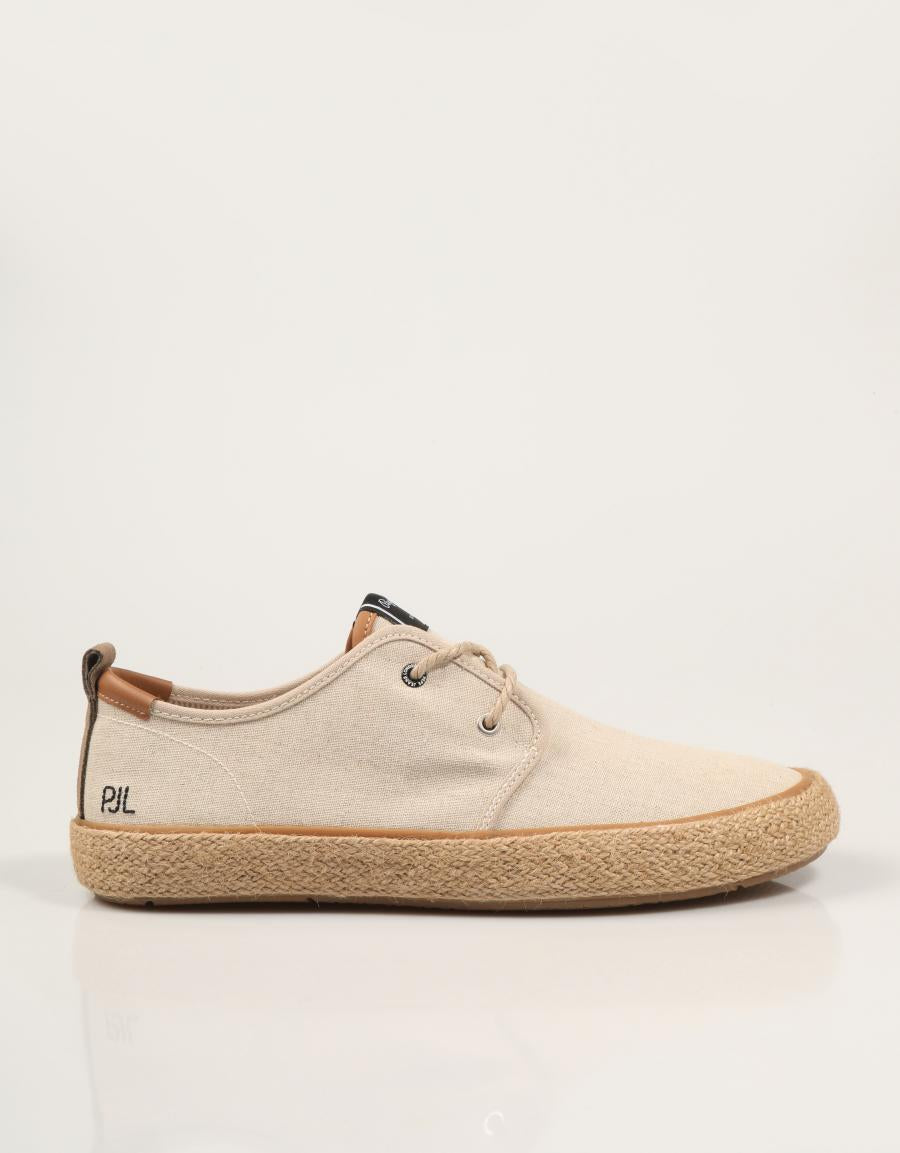 ZAPATILLAS PEPE JEANS PORT NATURE M en color Blanco