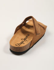 SANDALIAS PEPE JEANS BIO ANTIQUE M en color Cuero