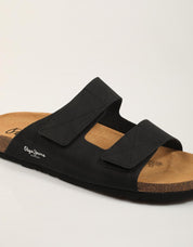 SANDALIAS PEPE JEANS BIO CLUB M en color Negro
