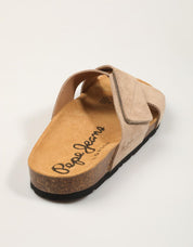 SANDALIAS PEPE JEANS BIO EVOLVE M en color Beige