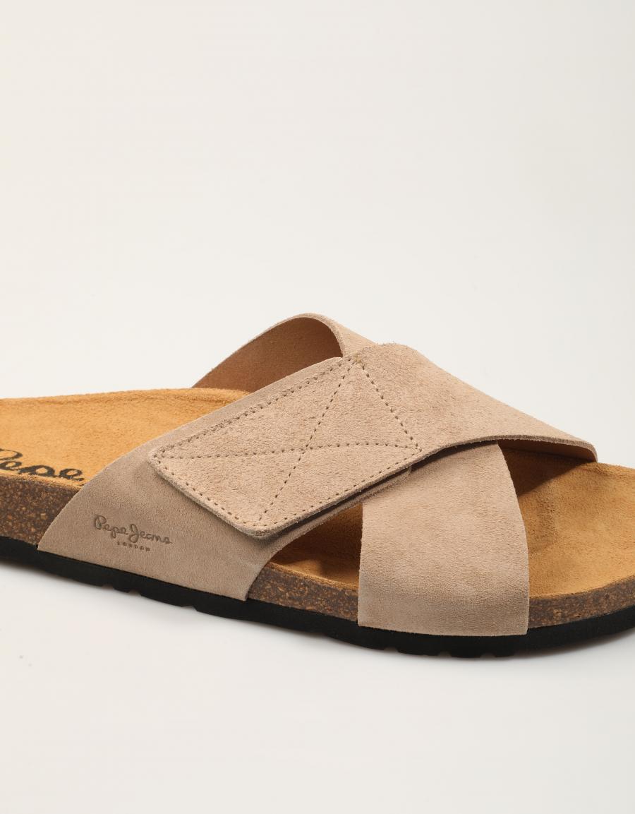SANDALIAS PEPE JEANS BIO EVOLVE M en color Beige