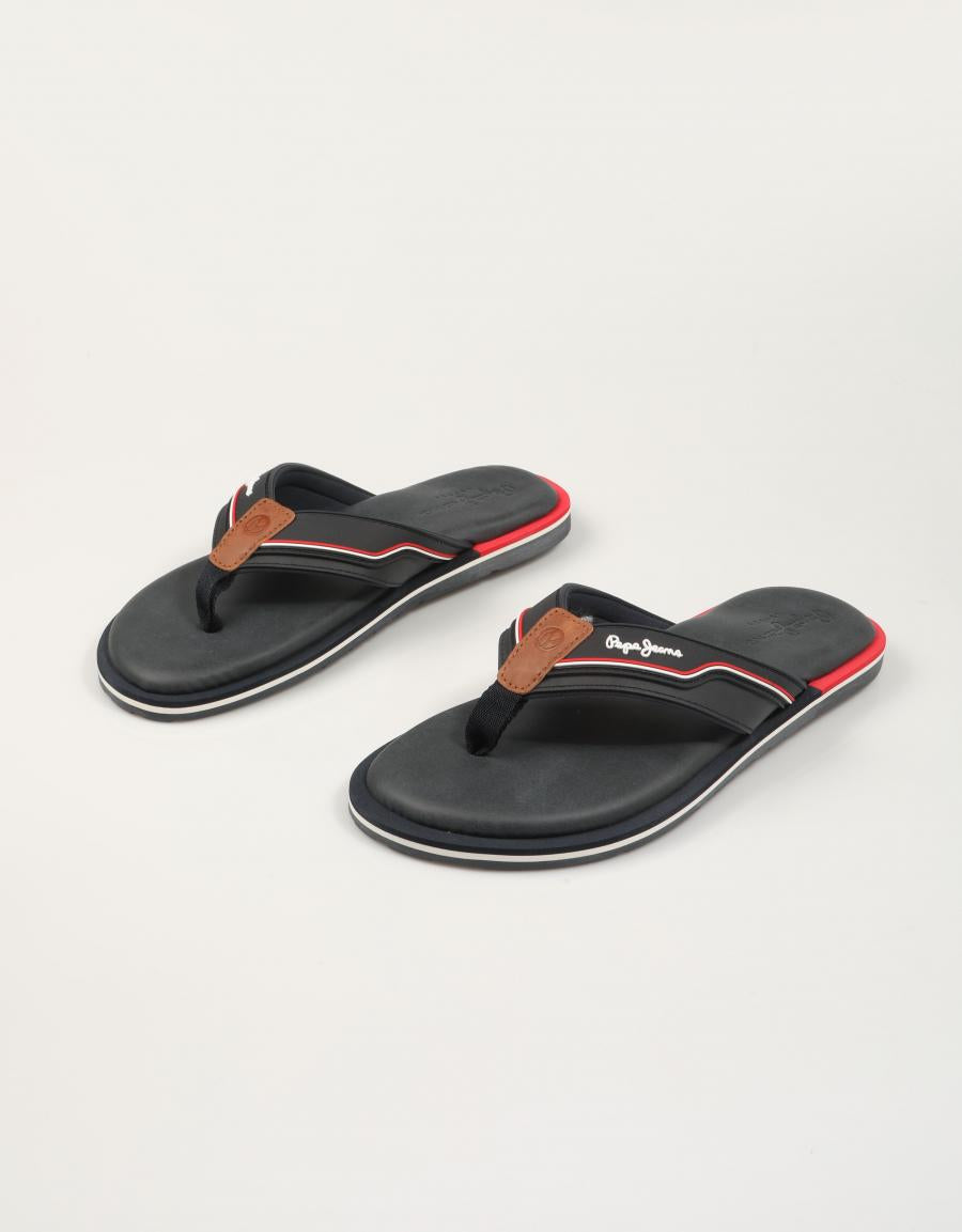 SANDALIAS PEPE JEANS BARREL CLUB M en color Azul marino