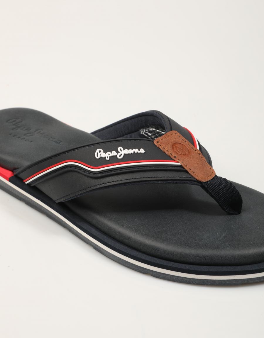 SANDALIAS PEPE JEANS BARREL CLUB M en color Azul marino