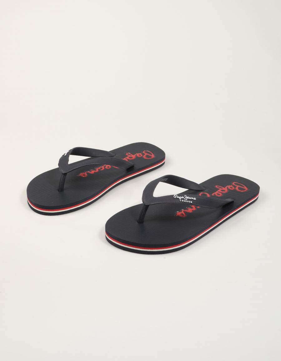 CHANCLAS PEPE JEANS BAY BEACH PARTY I en color Azul marino