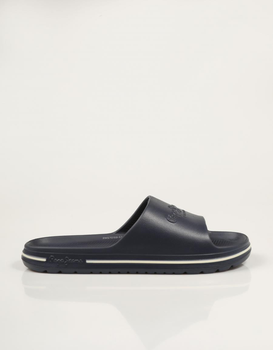 CHANCLAS PEPE JEANS BEACH SLIDE M en color Azul marino
